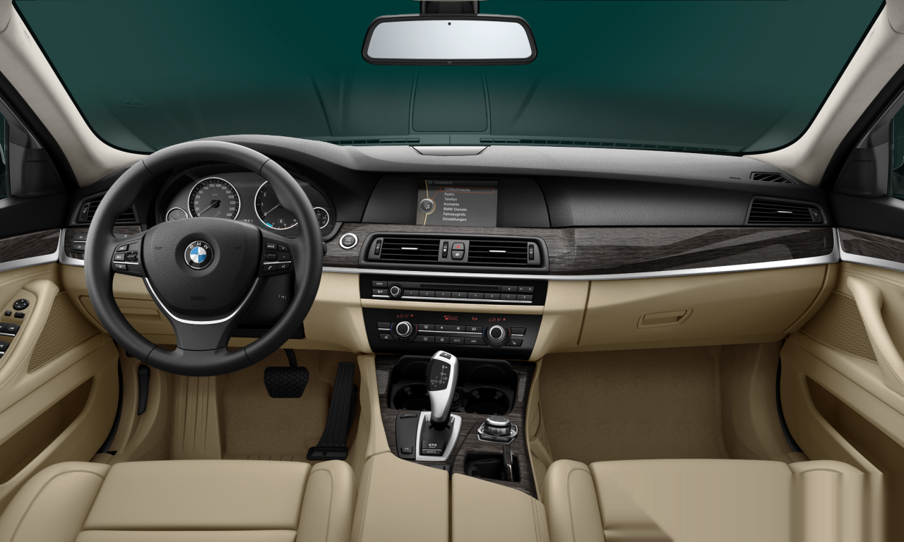 Interior of 2010 BMW 523i (F10), VIN WBAFS110X0C243562