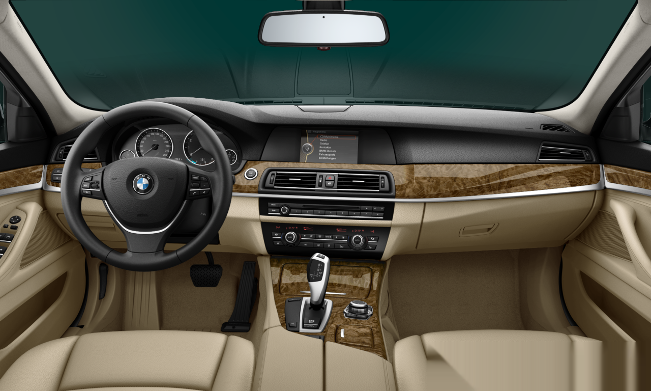 Interior of BMW 523i (F10), VIN WBAFS110X0C521358