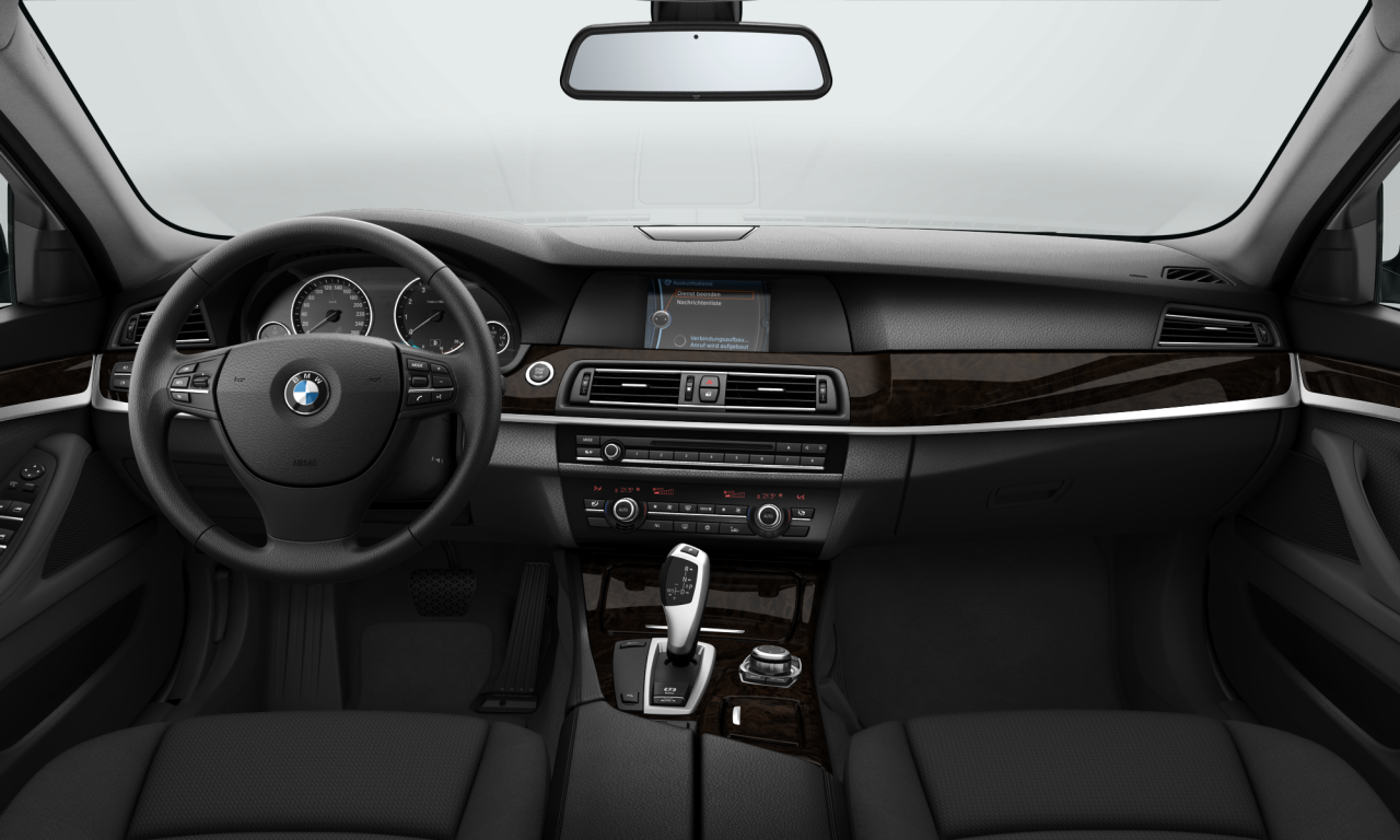 Interior of 2010 BMW 528i (F10), VIN WBAFS51080C626228