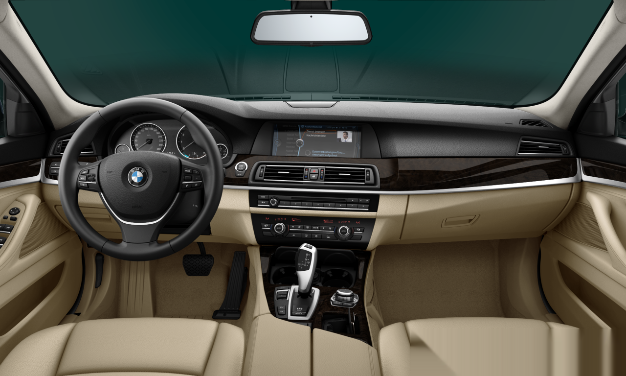 Interior of BMW 535i xDrive (F10), VIN WBAFU71030C694748