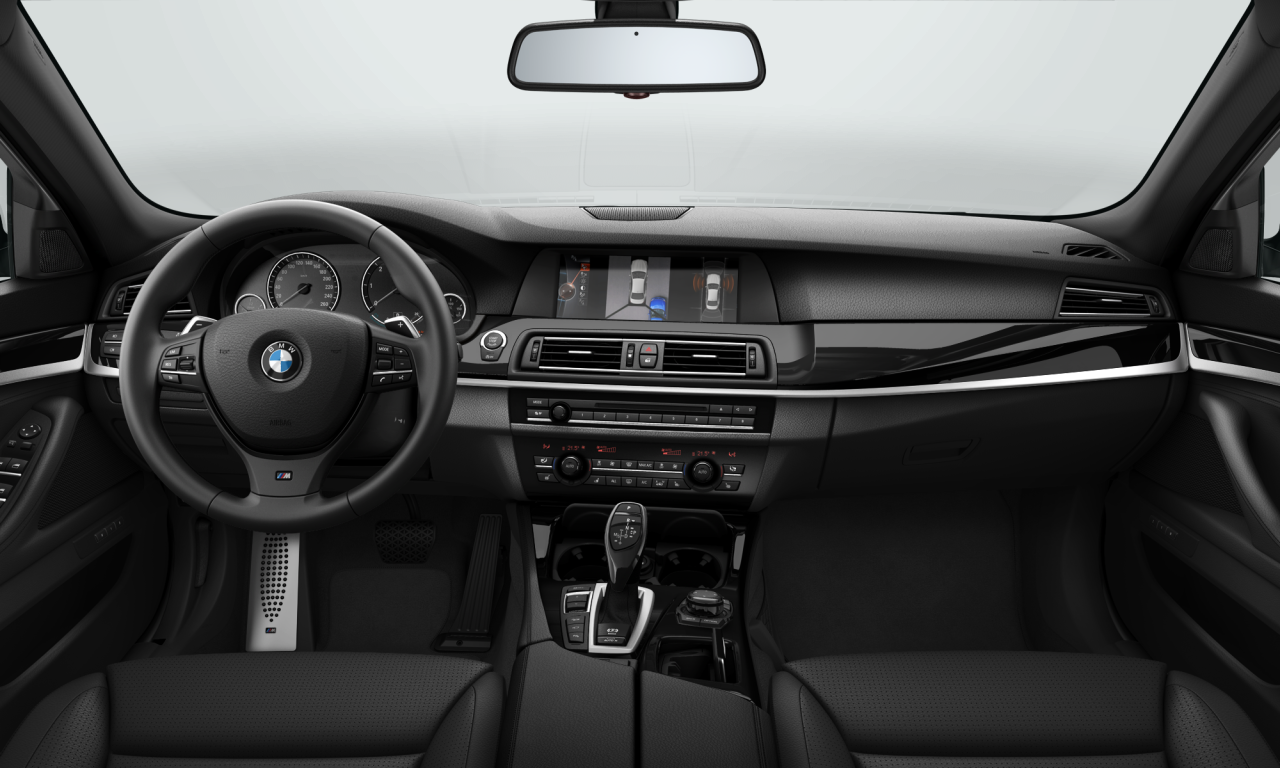 Interior of 2013 BMW 530d xDrive (F10), VIN WBAFV31000D293674