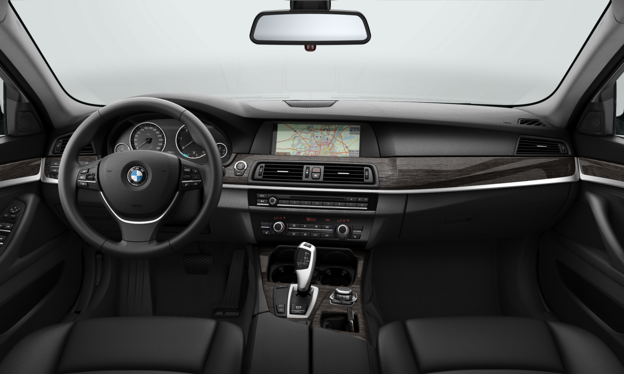 Interior of BMW 530d xDrive (F10), VIN WBAFV31070DP46253