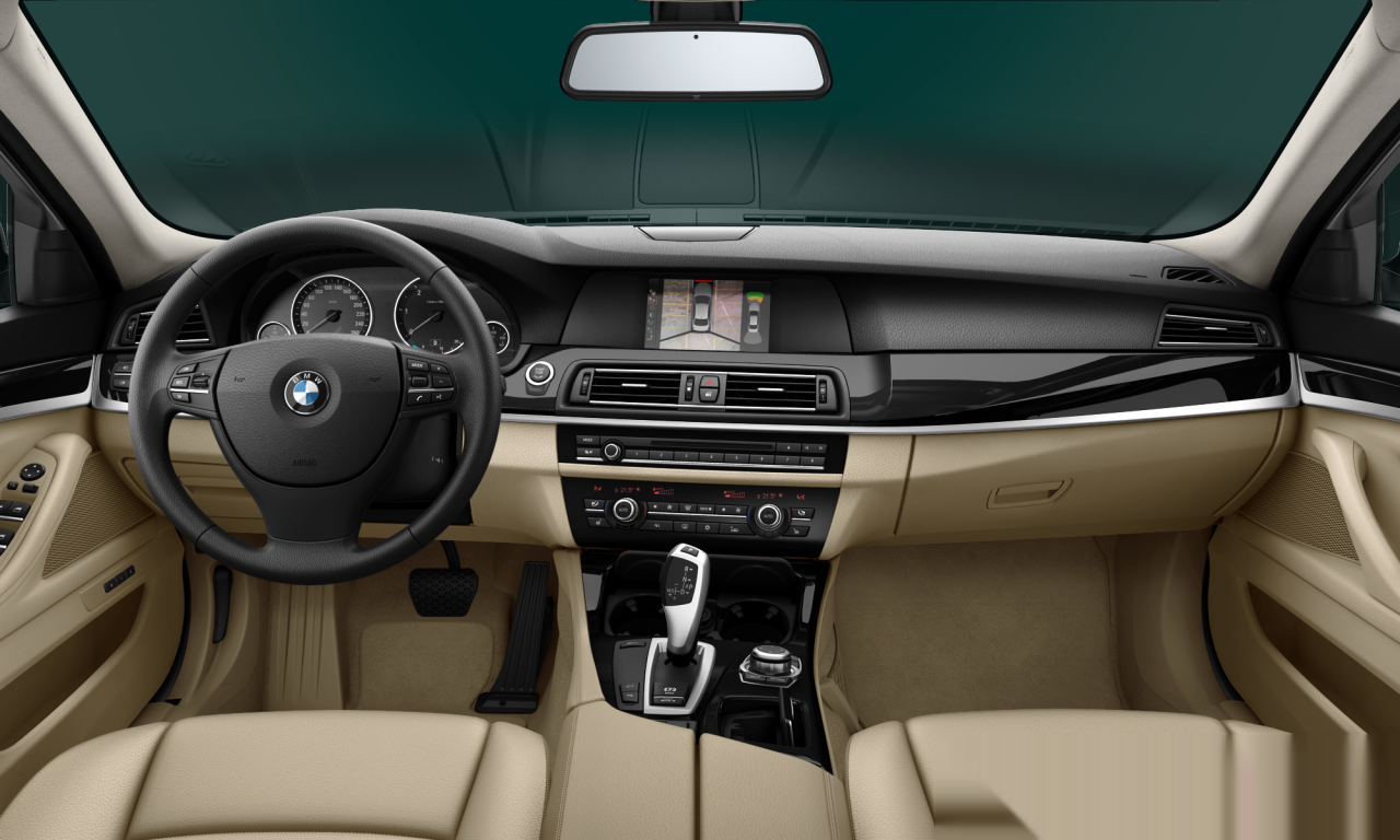 Interior of BMW 520d (F10), VIN WBAFW1100BC642407