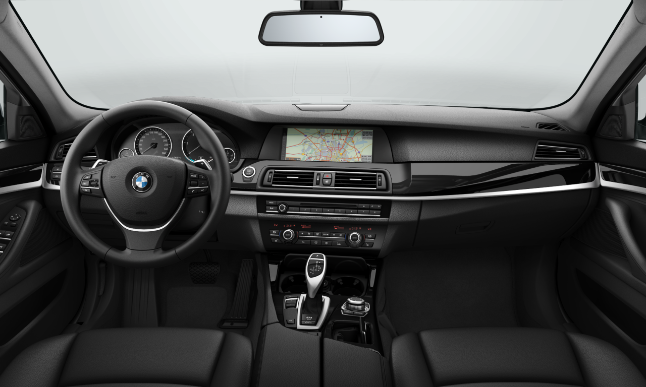 Interior of BMW 520d (F10), VIN WBAFW11010C641456
