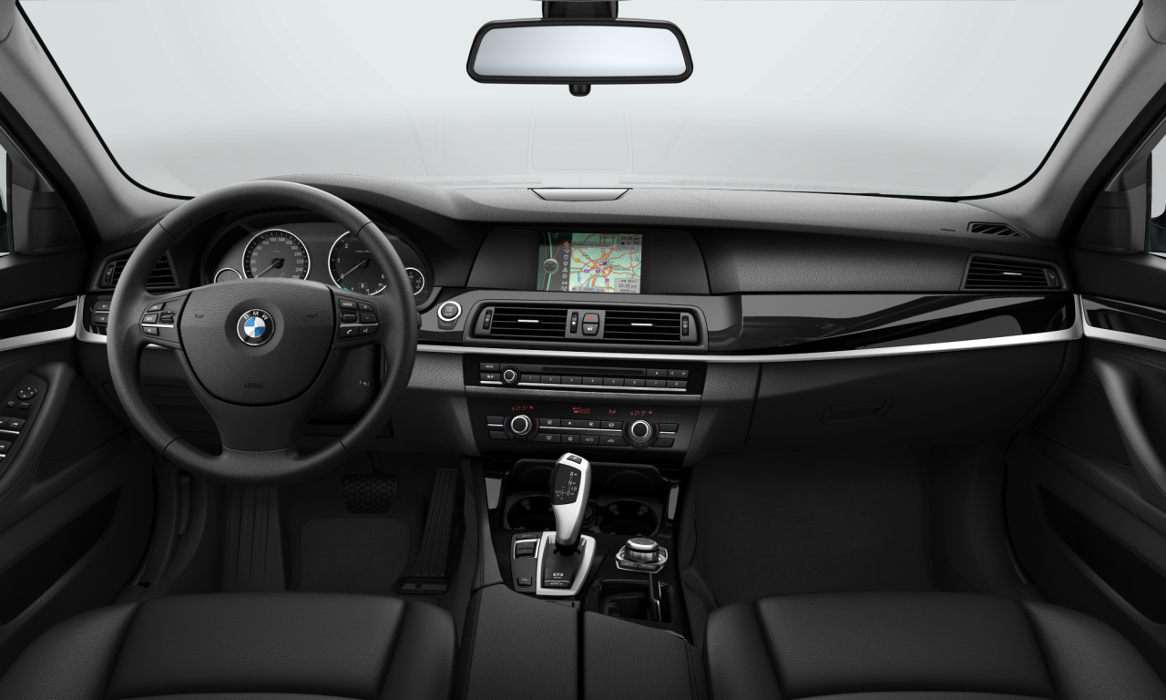 Interior of BMW 520d (F10), VIN WBAFW11030DU31130