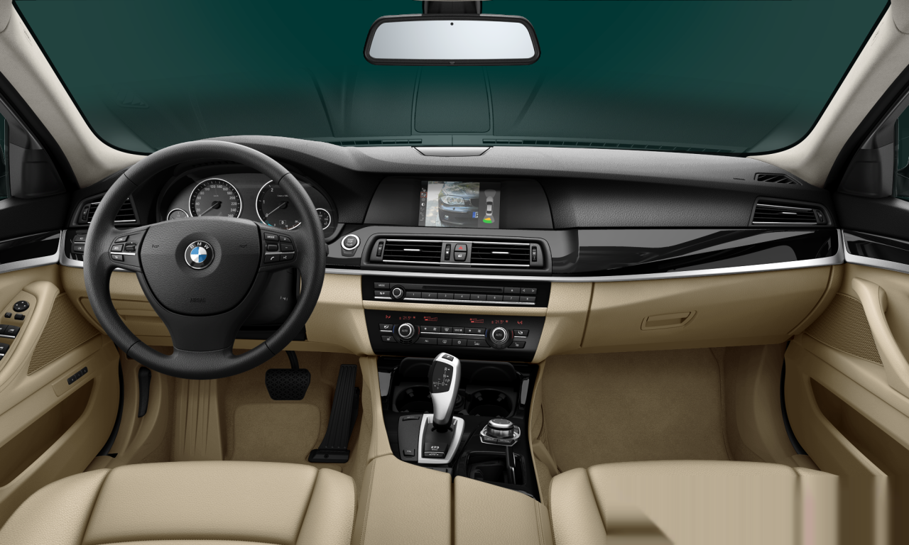 Interior of 2010 BMW 520d (F10), VIN WBAFW1104BC652065