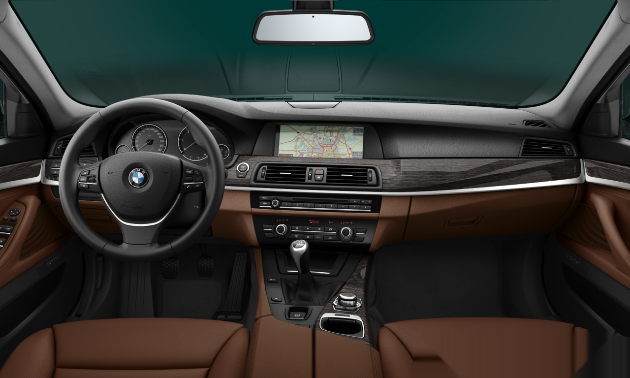 Interior of BMW 520d (F10), VIN WBAFW11080C702639
