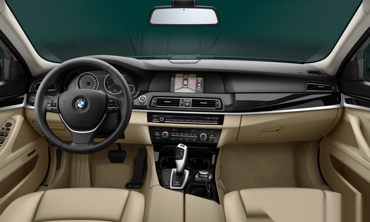 Interior of 2010 BMW 520d (F10), VIN WBAFW1109BC644978