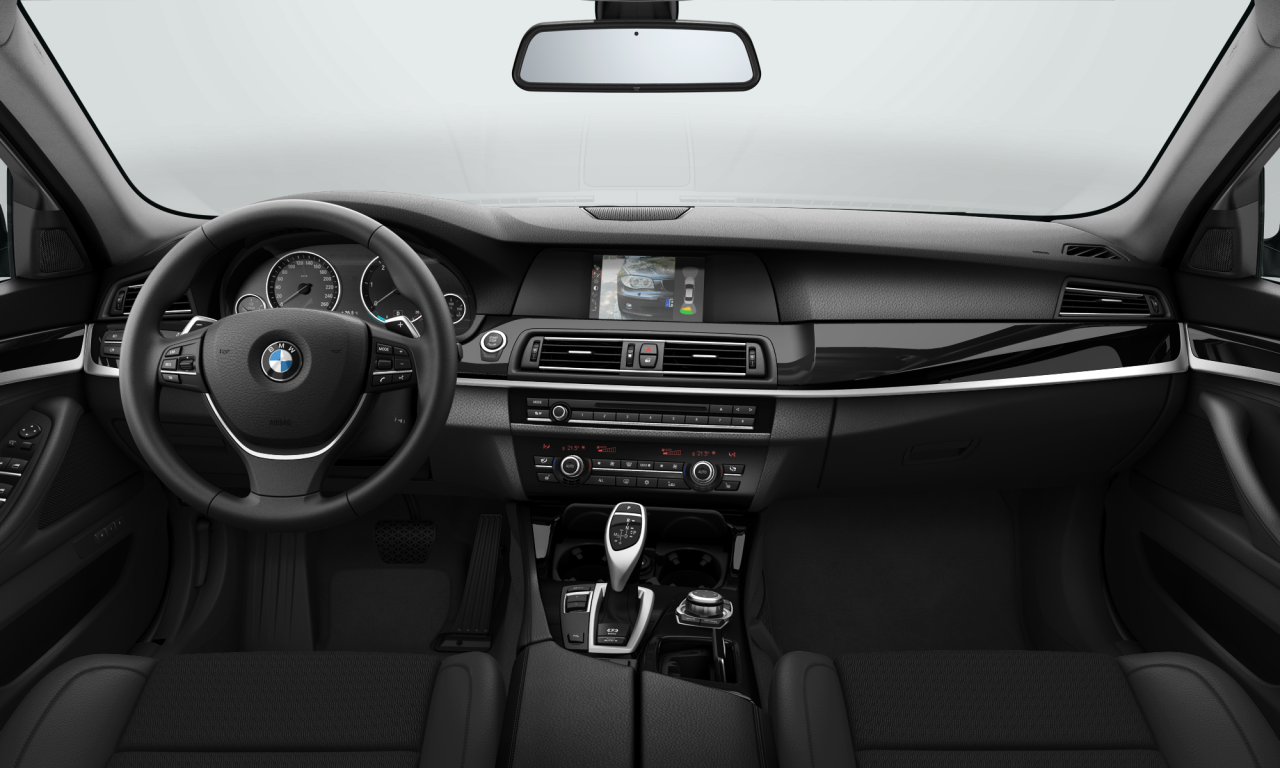 Interior of 2010 BMW 520d (F10), VIN WBAFW1109BC651235