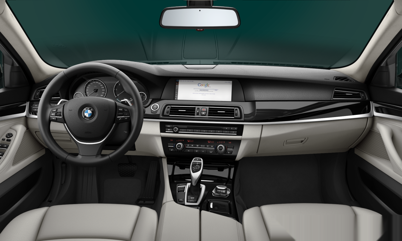 Interior of BMW 520d (F10), VIN WBAFW110X0DY54786