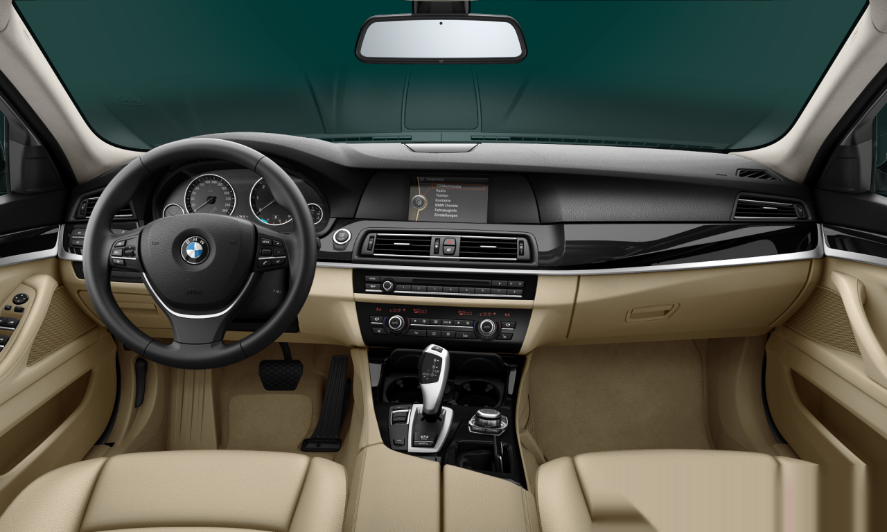 Interior of BMW 520d (F10), VIN WBAFW110XCDU26432