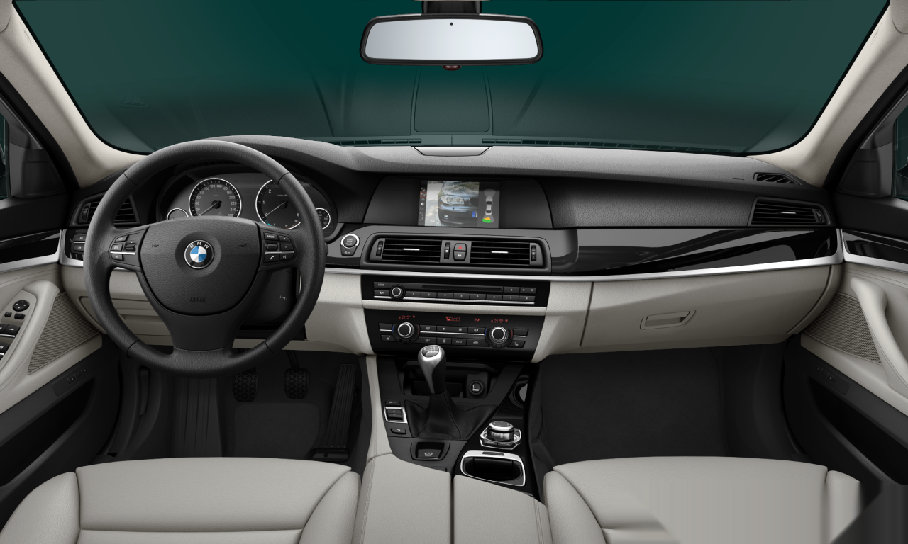 Interior of BMW 520d (F10), VIN WBAFW12040C736396
