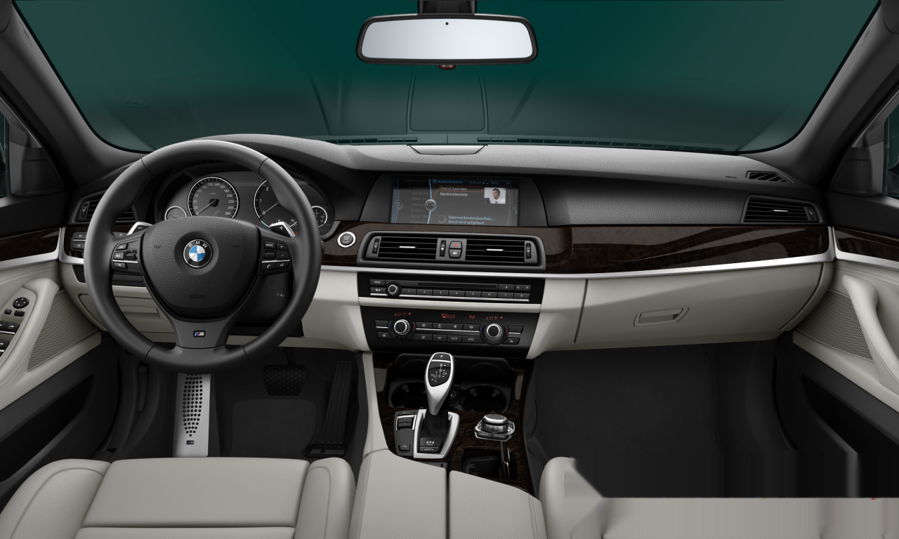 Interior of BMW 520d (F10), VIN WBAFW12050D162952