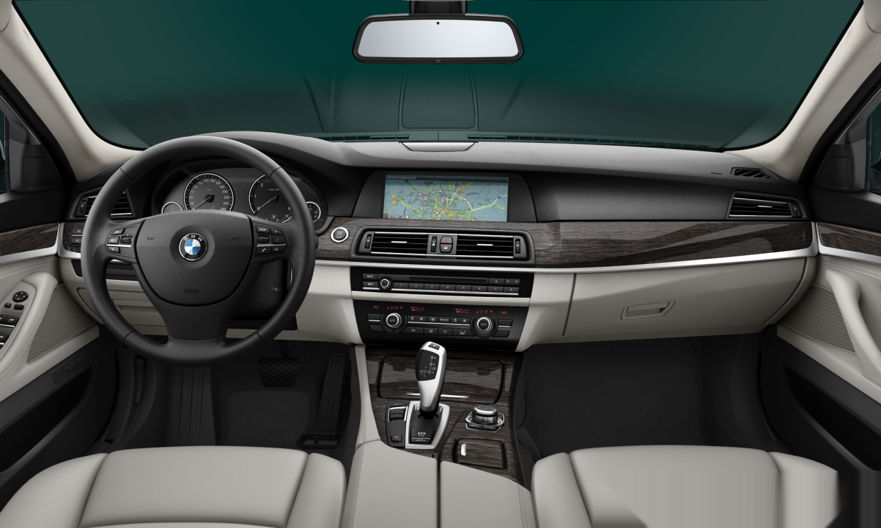 Interior of BMW 520d (F10), VIN WBAFW12060D276961