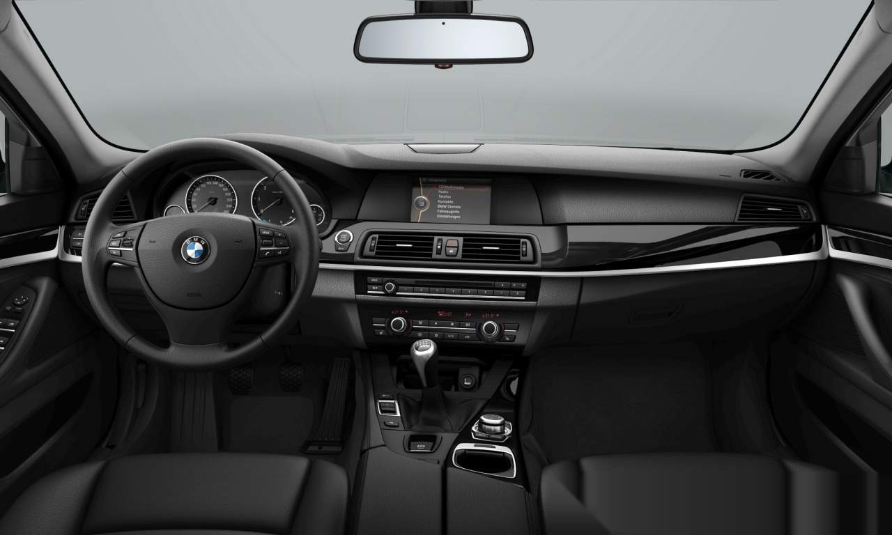 Interior of 2012 BMW 520d (Sedan (4 Doors)), VIN WBAFW120X0C736497