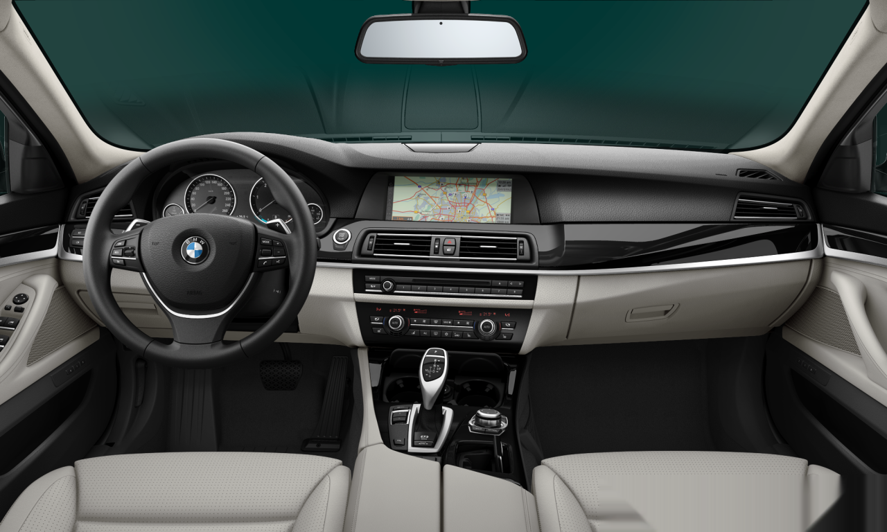 Interior of 2010 BMW 525d (F10), VIN WBAFW31030C558719