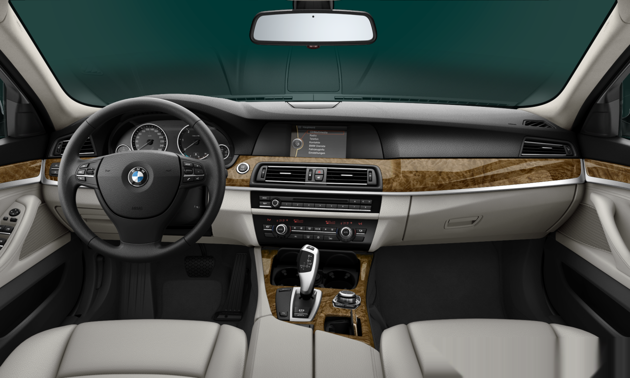 Interior of 2010 BMW 525d (F10), VIN WBAFW32000C283342