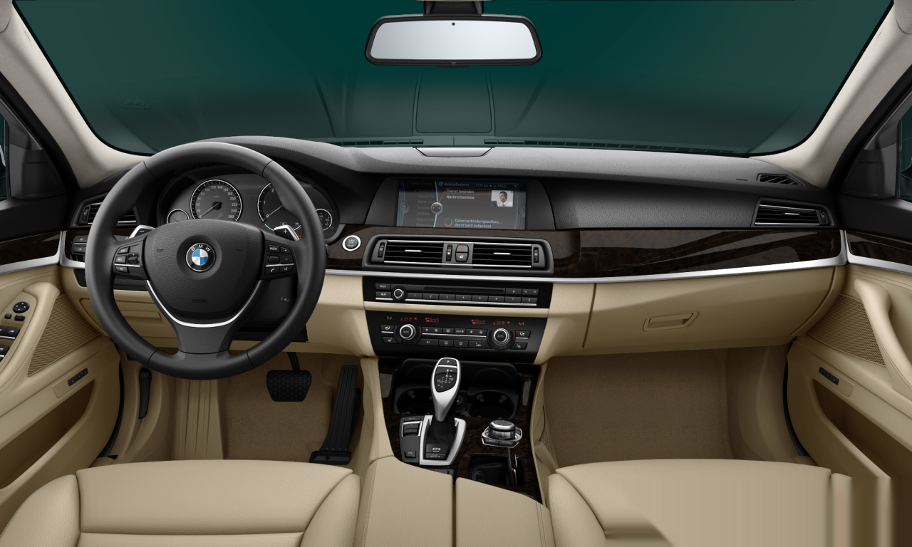 Interior of BMW 530d (F10), VIN WBAFW51080C506062