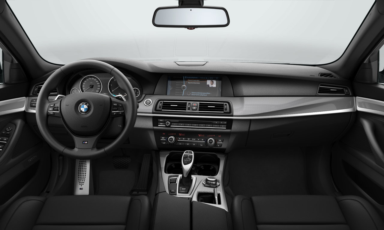 Interior of BMW 535d (F10), VIN WBAFW72060C287645