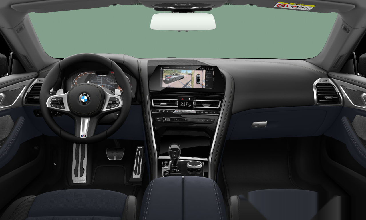 Interior of BMW M850i xDrive (G14), VIN WBAFY41040BX82684