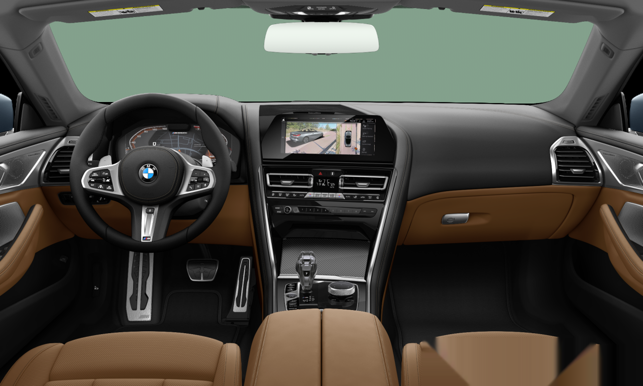 Interior of BMW M850i xDrive (G14), VIN WBAFY4C06NCJ90640