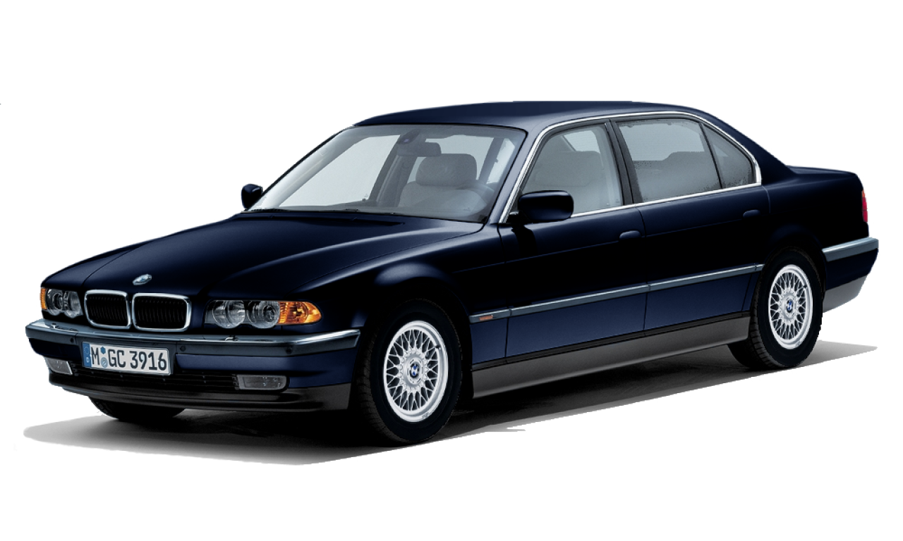 Exterior of BMW 728IL (E38 (2)), VIN WBAGH41080DB23468