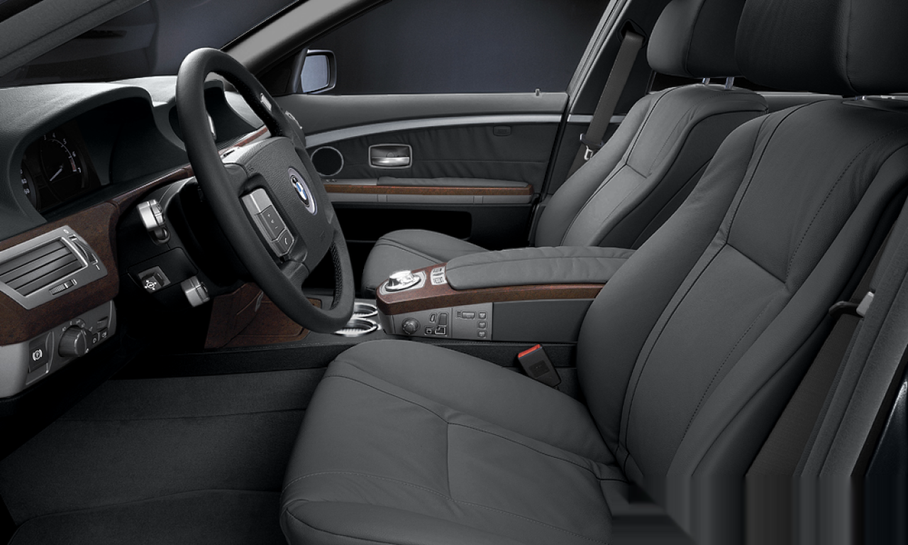 Interior of 2003 BMW 735i (E65), VIN WBAGL41050DL95892