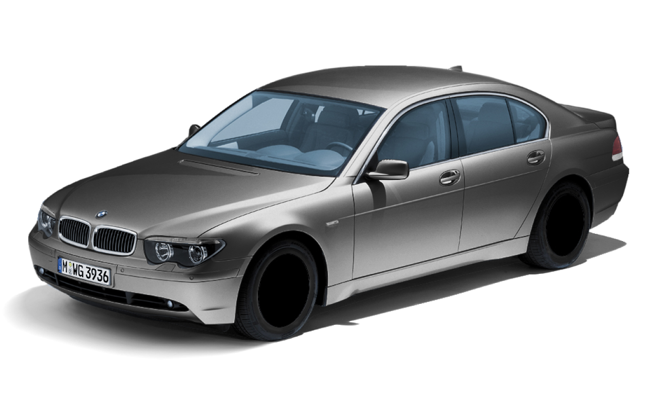 Exterior of BMW 735i (E65), VIN WBAGL41080DL90444