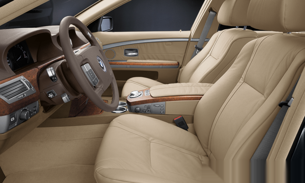 Interior of 2004 BMW 730d (E65), VIN WBAGM21030DR55846