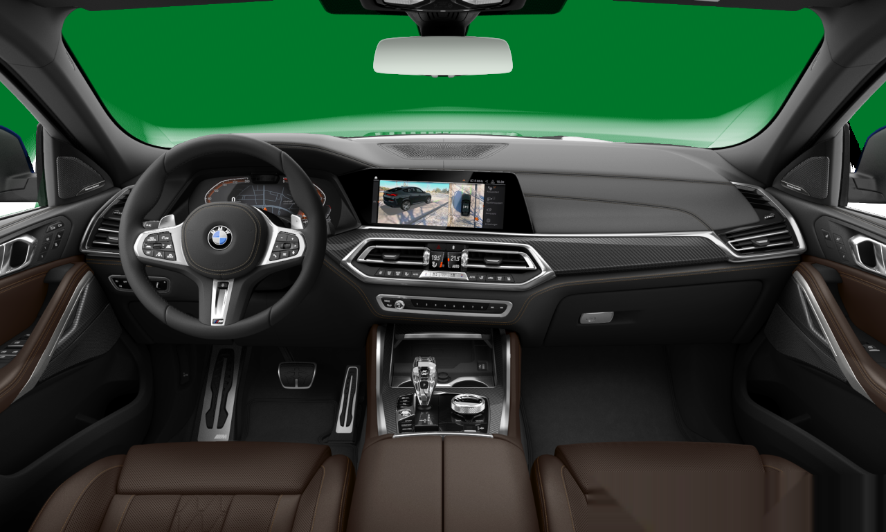 Interior of BMW X6 xDrive30d (G06), VIN WBAGT210109C21487