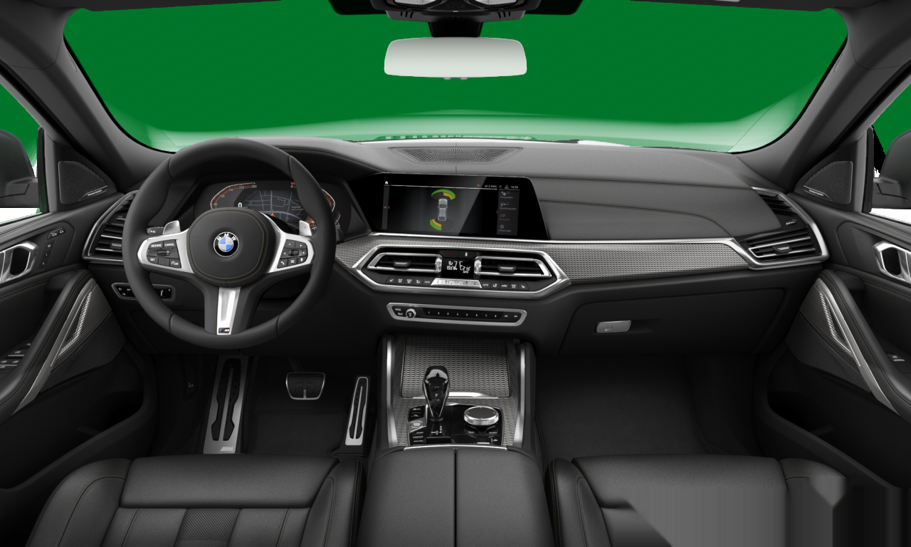 Interior of BMW X6 xDrive30d (G06), VIN WBAGT820109N26258