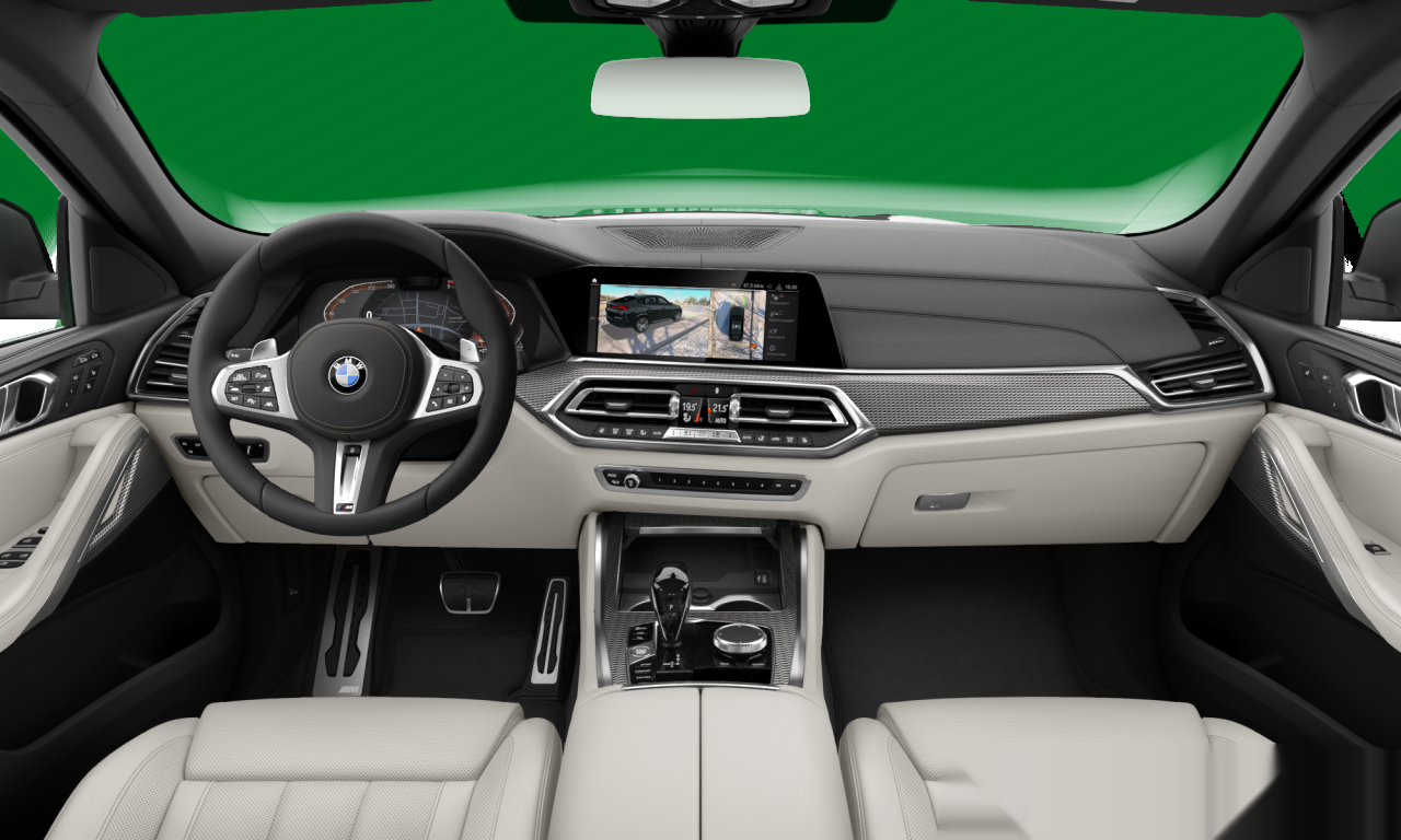 Interior of 2022 BMW X6 xDrive30d (G06), VIN WBAGT820709M25001