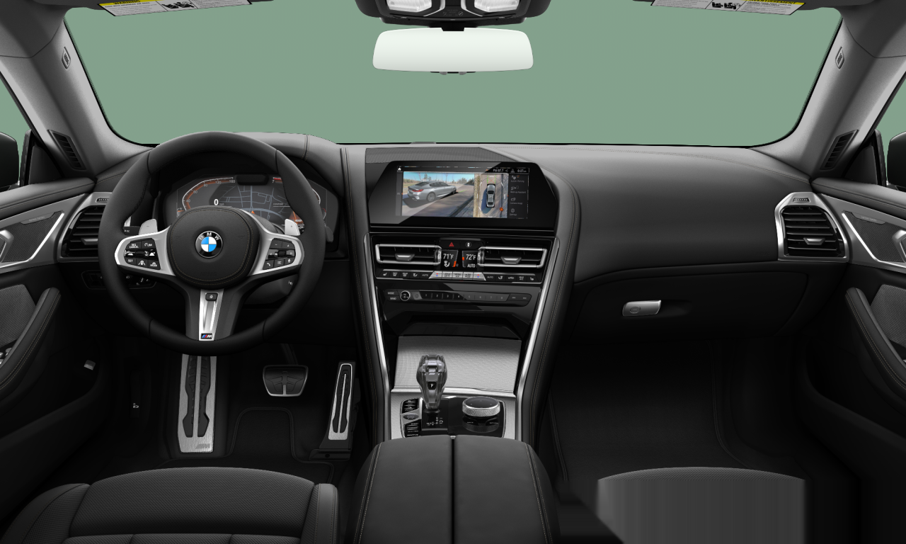 Interior of BMW 840i xDrive (G16), VIN WBAGV4C01MCG46221