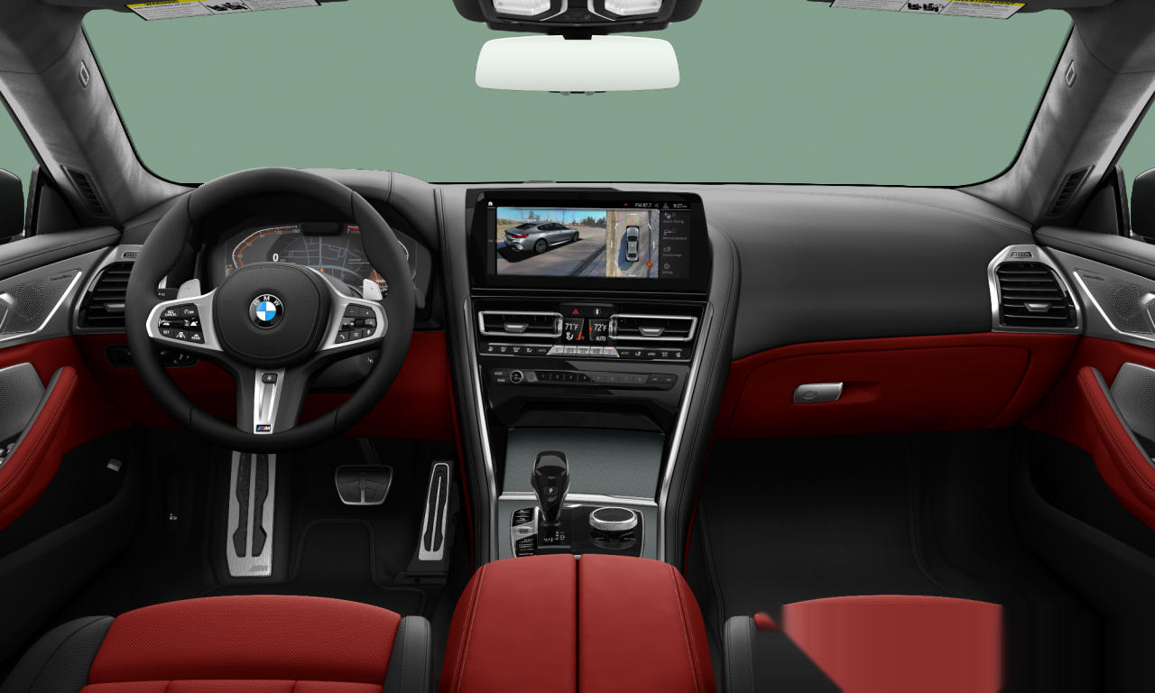 Interior of BMW 840i xDrive (G16), VIN WBAGV4C05PCL36493
