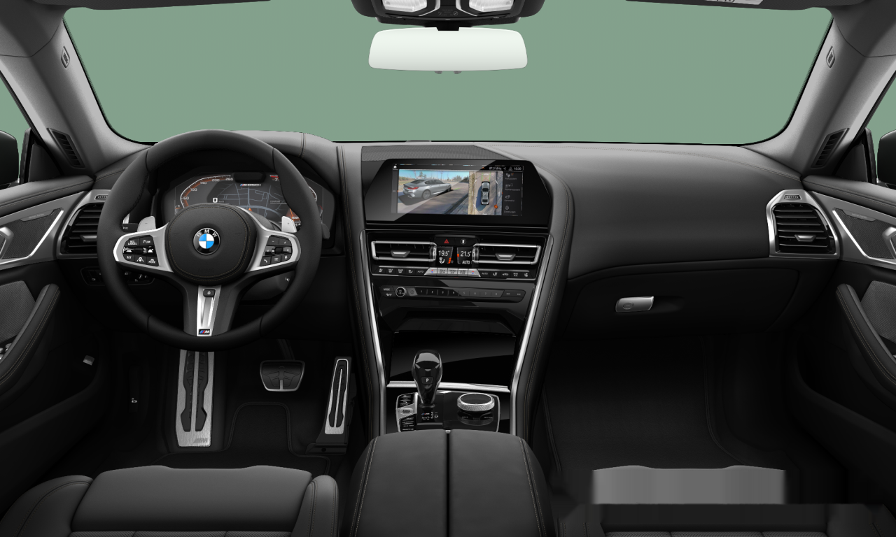 Interior of 2019 BMW M850i xDrive (G16), VIN WBAGV81020CD99277