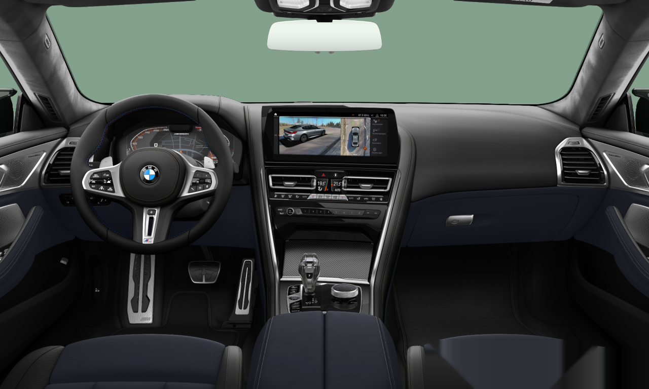 Interior of 2024 BMW M850i xDrive (G16), VIN WBAGV8109SCT41540