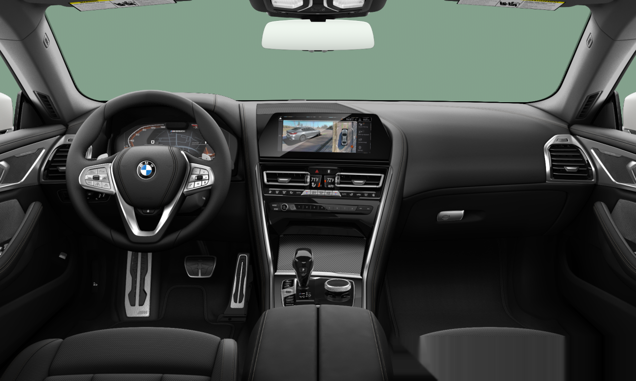Interior of BMW M850i xDrive (G16), VIN WBAGV8C08LCD84770