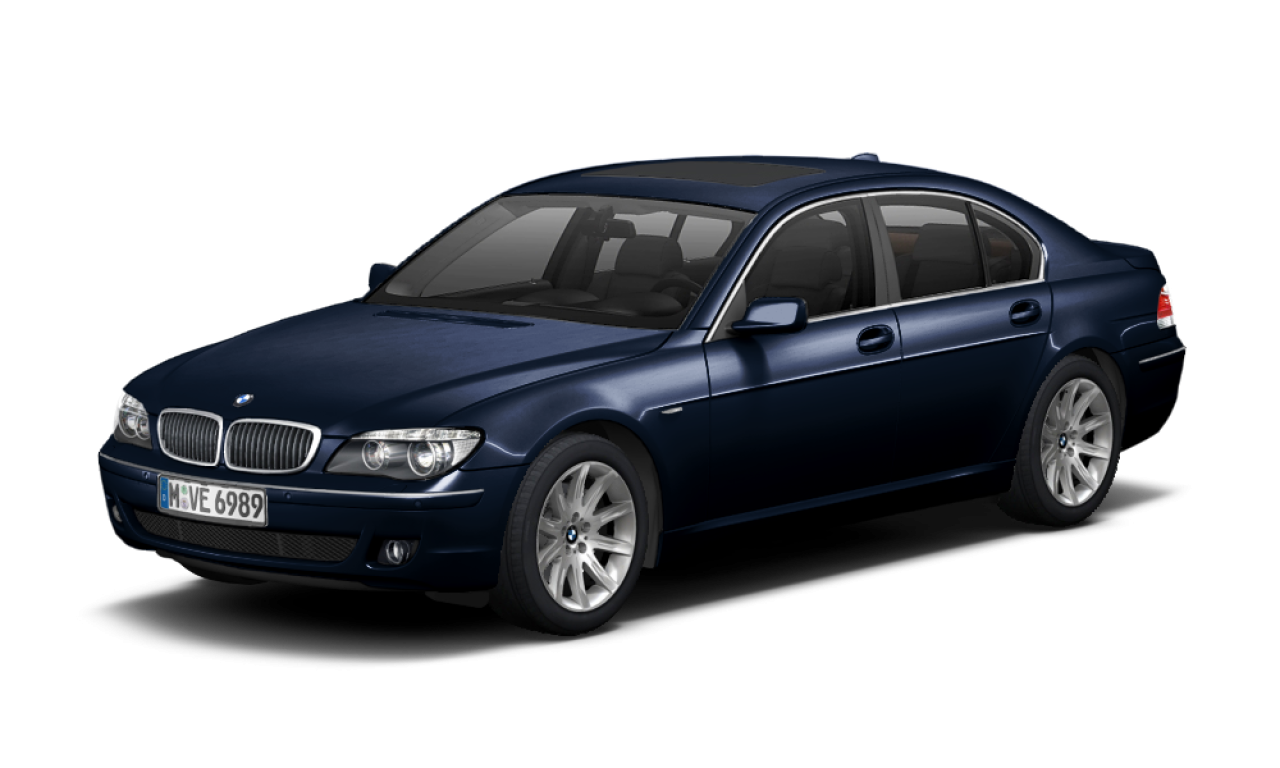 Exterior of 2005 BMW 750i (E65), VIN WBAHL82040DN10489