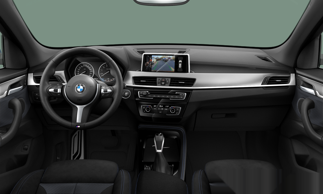 Interior of 2016 BMW X1 sDrive18i (F48), VIN WBAHS120905F02394