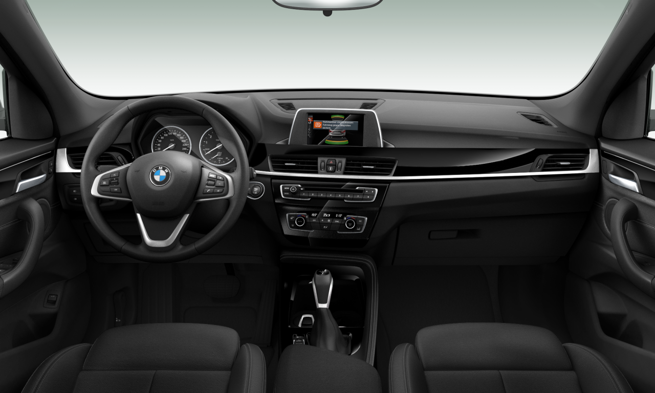 Interior of 2017 BMW X1 sDrive20i (F48), VIN WBAHS710805H09881