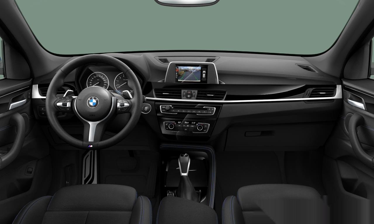 Interior of BMW X1 sDrive20i (F48), VIN WBAHS720605E81085
