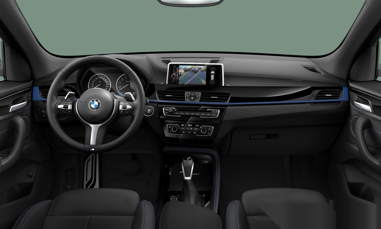 Interior of BMW X1 xDrive25i (F48), VIN WBAHT120205H29889