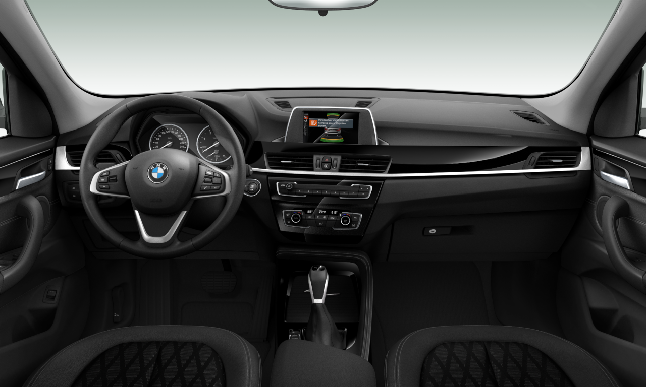 Interior of BMW X1 sDrive18d (F48), VIN WBAHT710305E12630