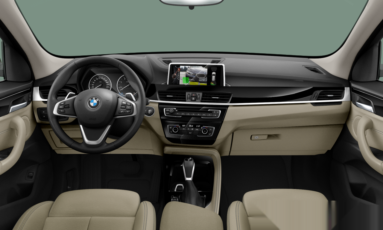 Interior of BMW X1 sDrive18d (F48), VIN WBAHT710405E09543
