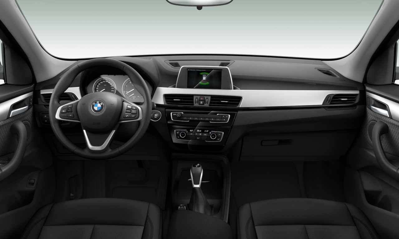 Interior of BMW X1 sDrive18d (F48), VIN WBAHT710505G21674