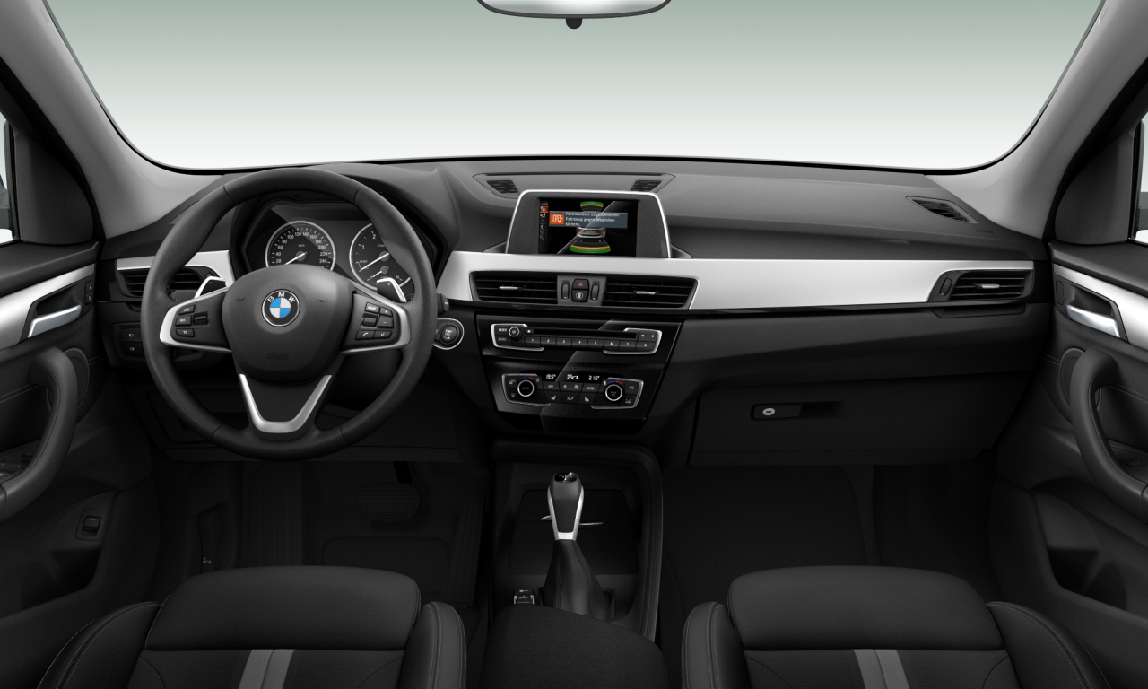 Interior of 2016 BMW X1 sDrive18d (F48), VIN WBAHT710X05E12575