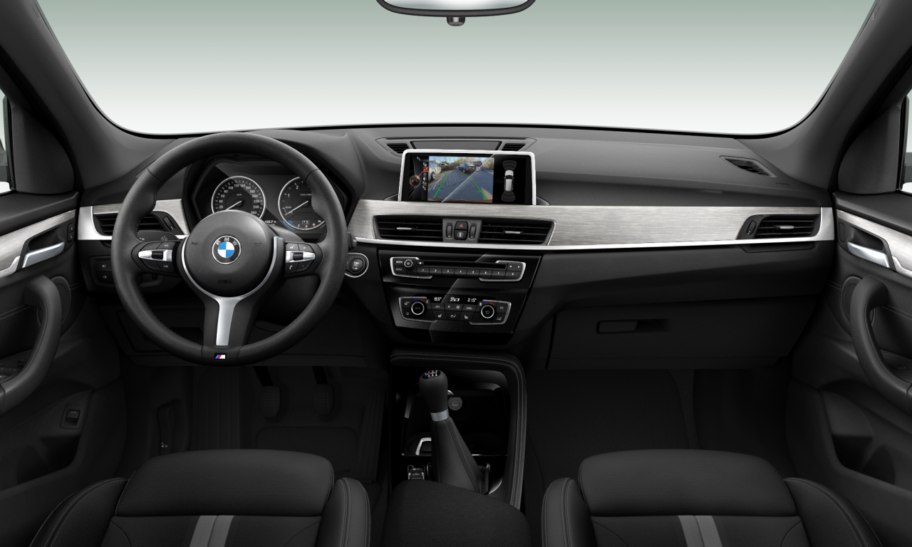 Interior of 2017 BMW X1 xDrive18d (F48), VIN WBAHT910105F98177
