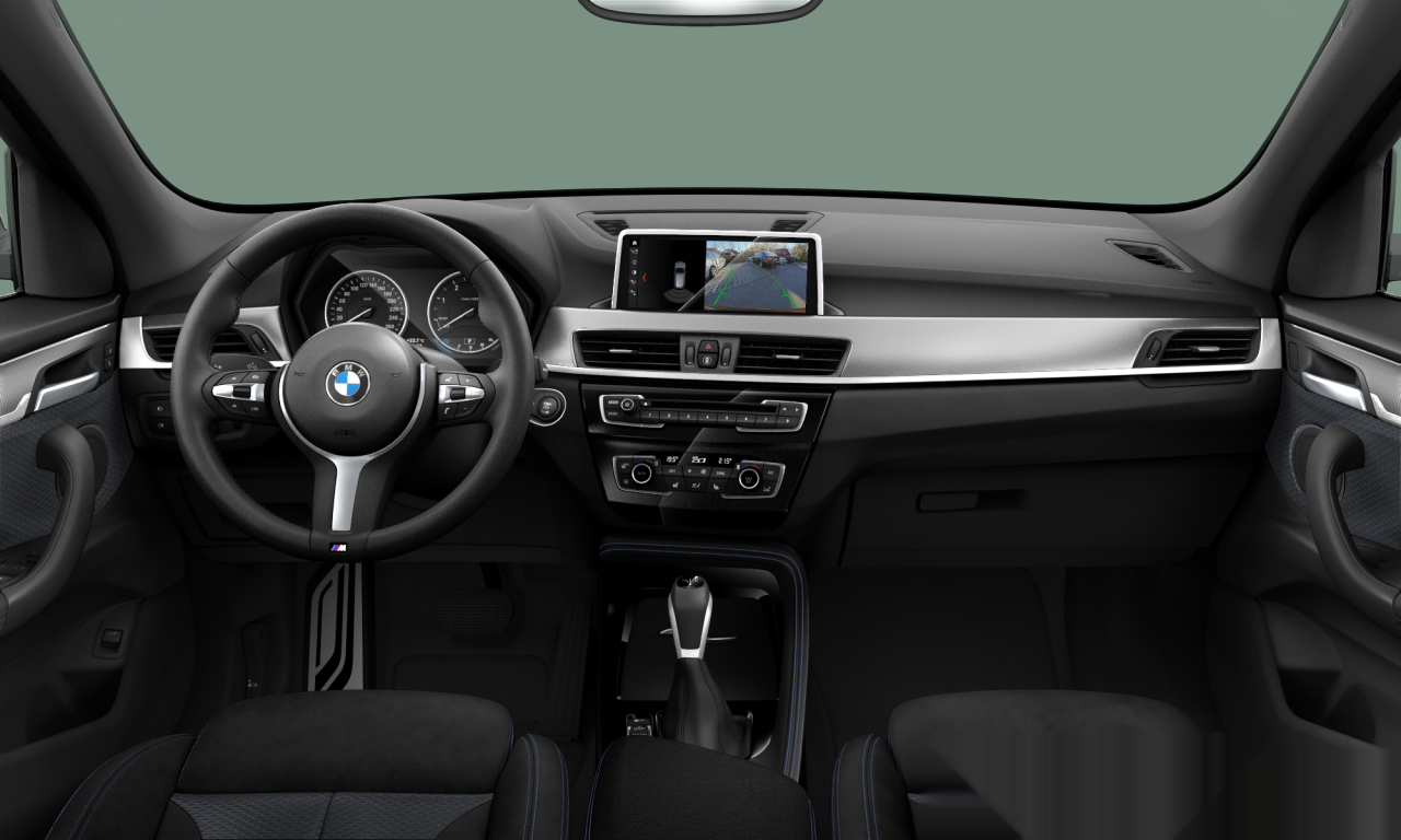 Interior of 2018 BMW X1 xDrive18d (F48), VIN WBAHT920203F17567
