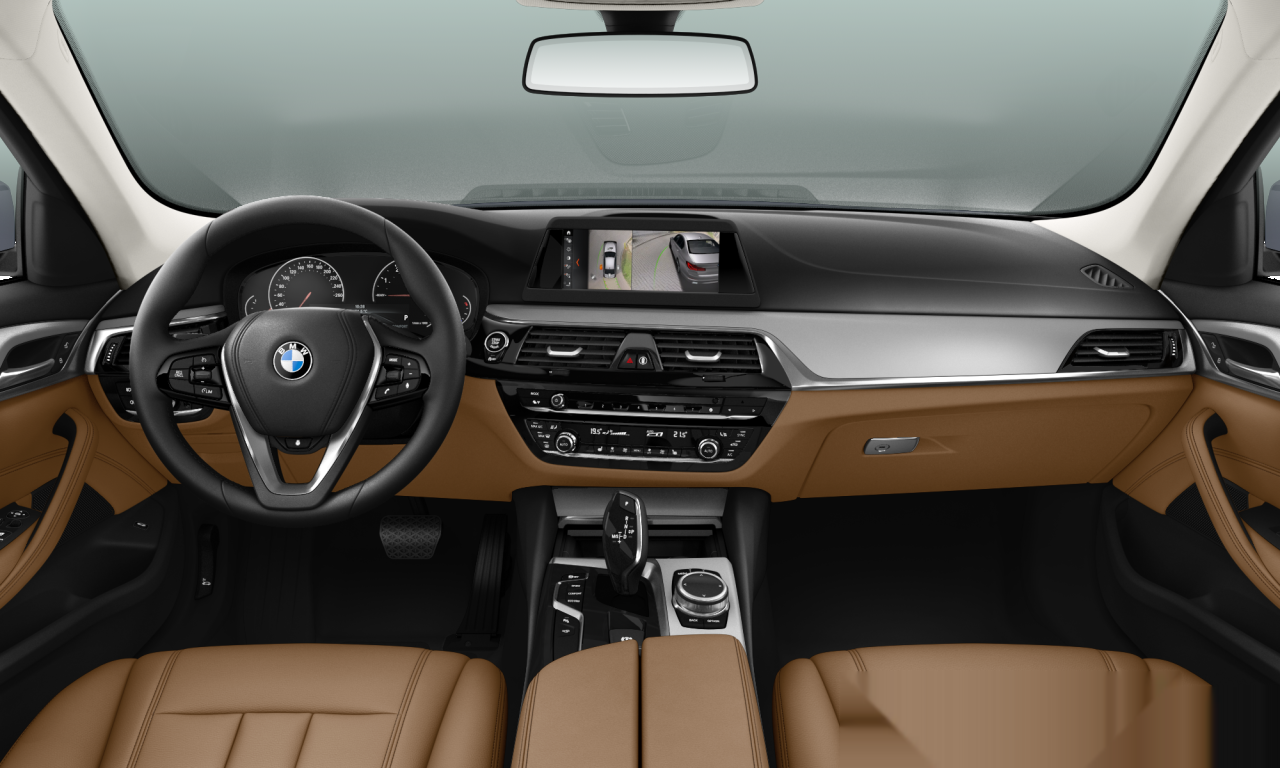 Interior of BMW 520i (G30), VIN WBAJA11080WW33135