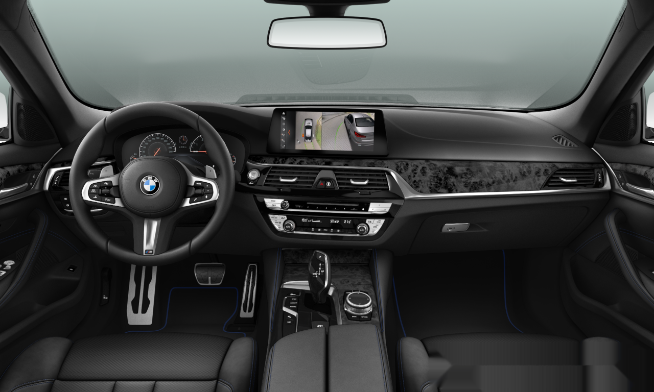 Interior of BMW 520i (G30), VIN WBAJA12030WW29234